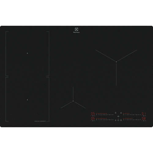 foto del prodotto electrolux kis82453iz piano cottura a induzione da incasso 4 zone di cottura 80cm nero