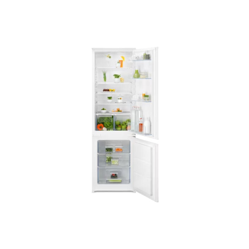 foto del prodotto electrolux kns5le18s. capacit netta totale 271 l. cerniera porta destra. classe climatica sn st, emissione acustica 34 db. capacit netta