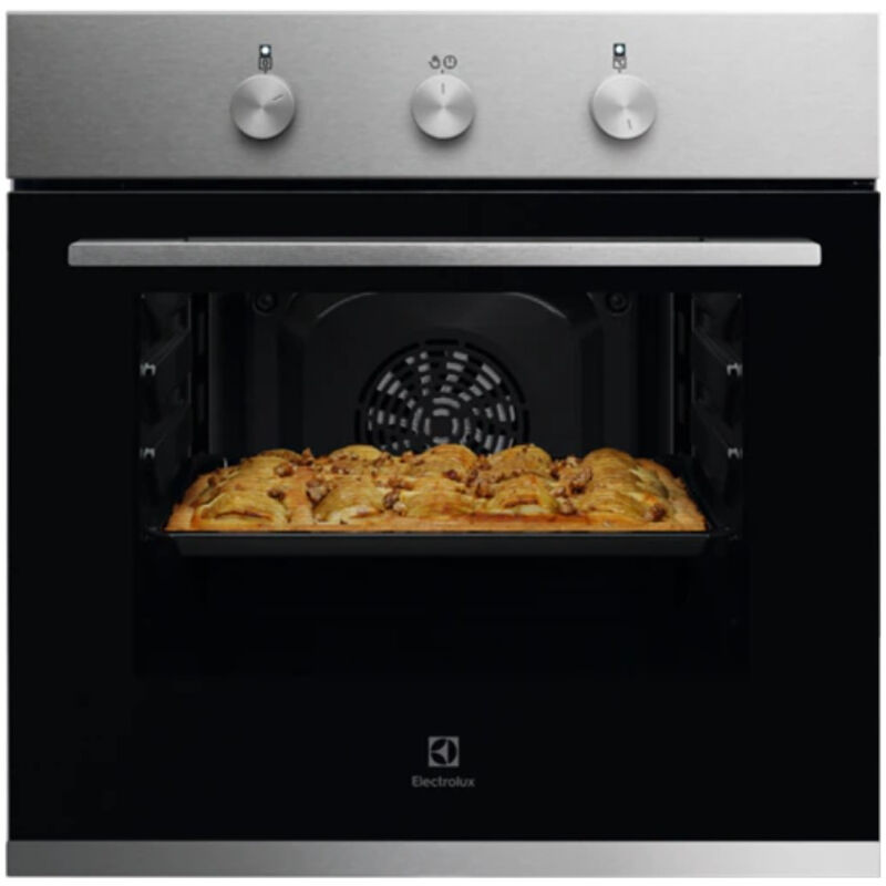 foto del prodotto electrolux kohhh00bx3. tipo di forno forno elettrico, potenza totale del forno 2060 w, metodo di cottura in forno ventilato. posizionamento