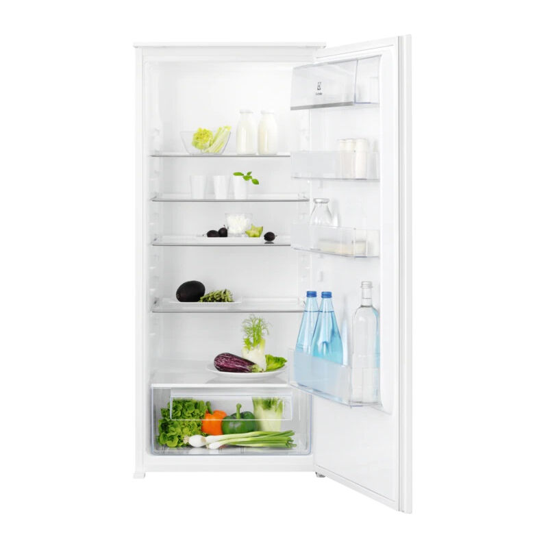 foto del prodotto electrolux krb3ae12s. capacit netta frigorifero 208 l, classe climatica sn t, emissione acustica 34 db. numero di ripiani frigorifero 5,