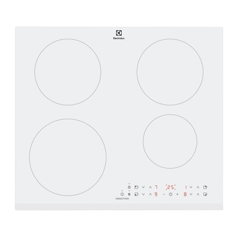 foto del prodotto electrolux lir60430bw piano cottura a induzione bianco da incasso da 60 cm 4 zone