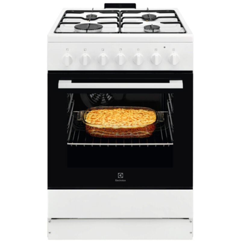 foto del prodotto electrolux lkk620010w cucina a elettrico gas bianco