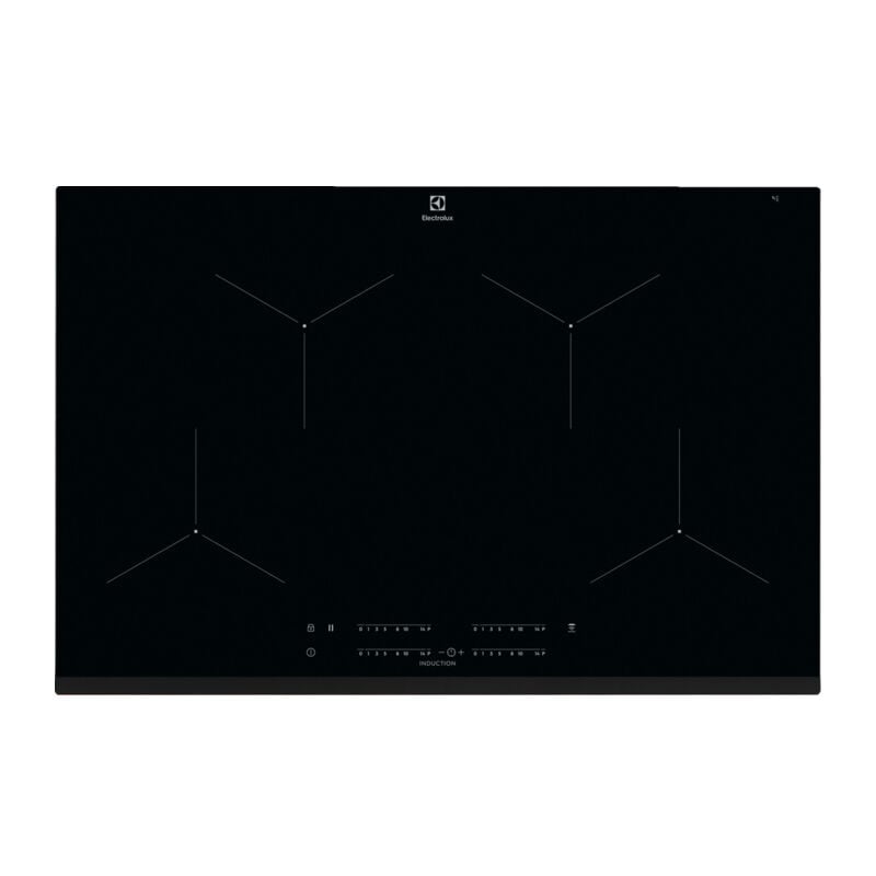foto del prodotto electrolux piano cottura ad induzione 500 80cm. colore del prodotto: nero, posizionamento dell'apparecchio: da incasso, dimensione della larghezza del piano cottura: 78 cm.... - 949 596 841 - eit81443