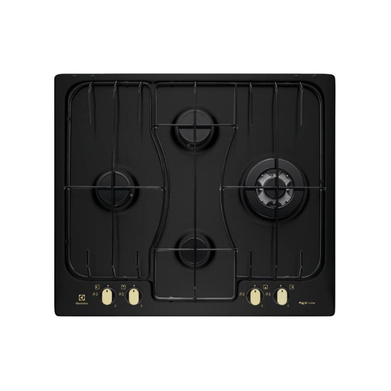 foto del prodotto electrolux - rgg6243lor piano cottura 60 cm 4 fuochi nero