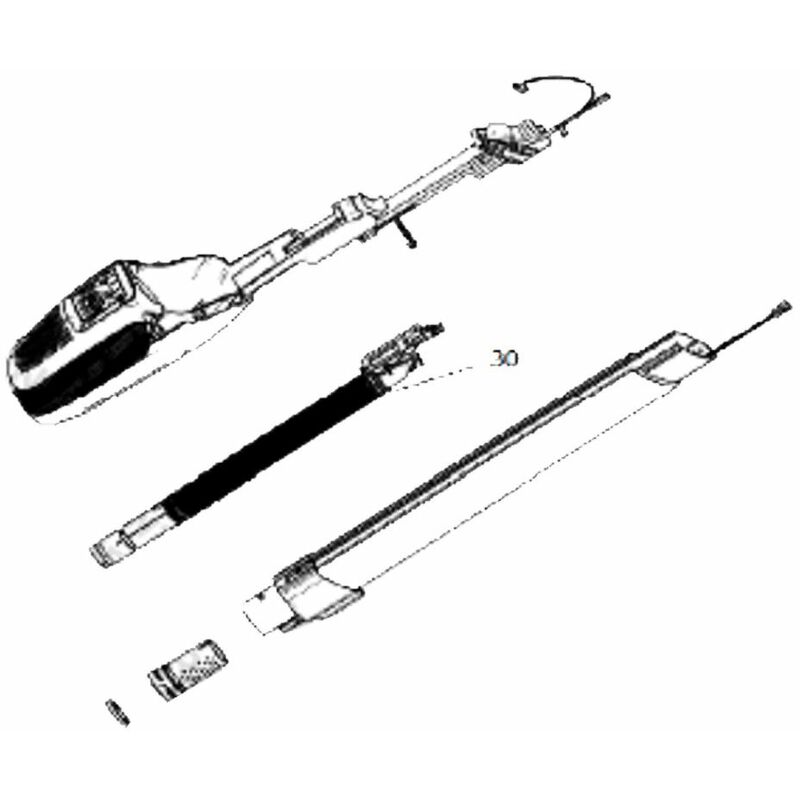 foto del prodotto electrolux tubo completo con riferimento 30 originale aspirapolvere 4365964