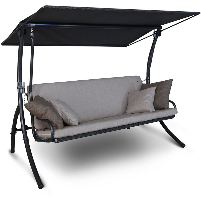 foto del prodotto elegance smart dondolo a 3 posti, colore beige angerer