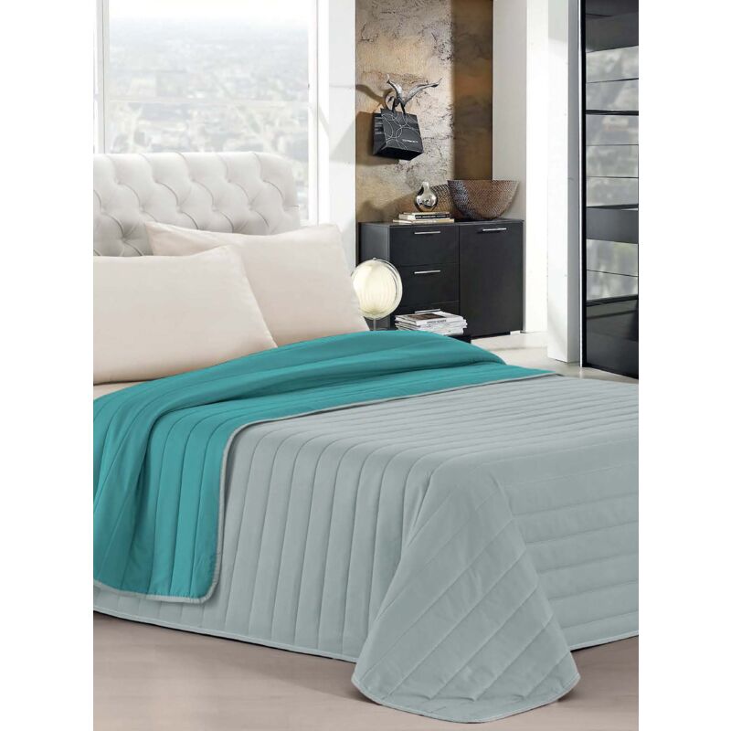 foto del prodotto elegant trapuntino estivo linea made in italy copriletto stampato in morbida microfibra trapunta primavera estate mezza stagione singolo