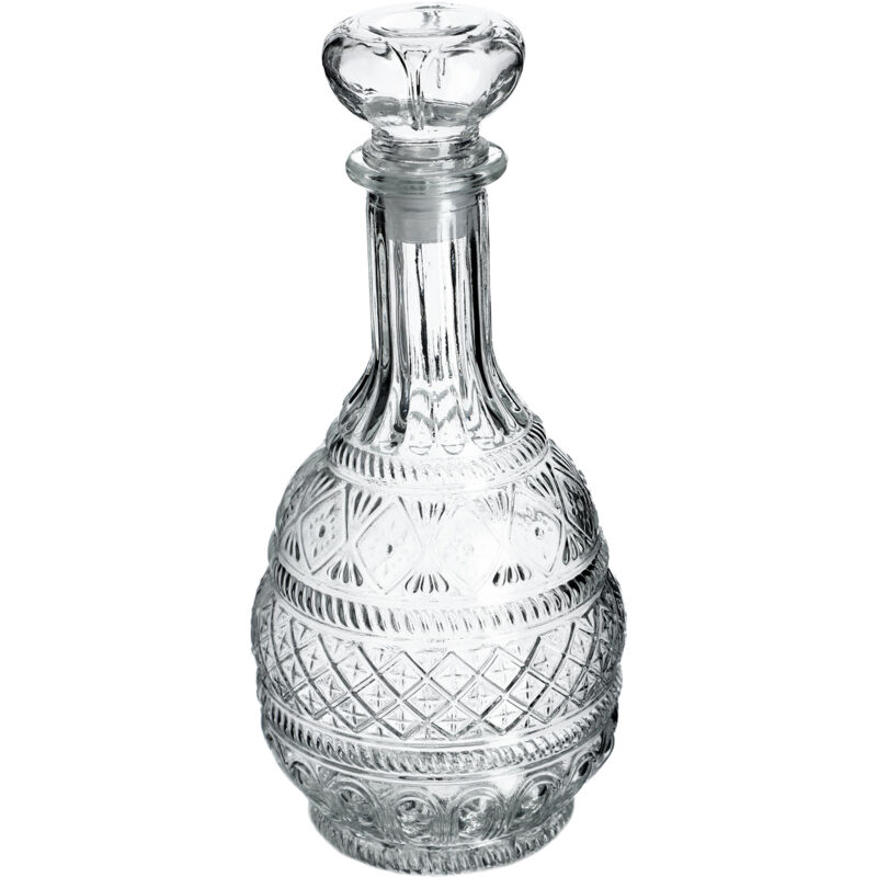 foto del prodotto elegante decanter per whisky da uomo, classico decanter per vino dal design unico, bottiglia di whisky in regalo 1 l 1 pezzo k9205 kadax