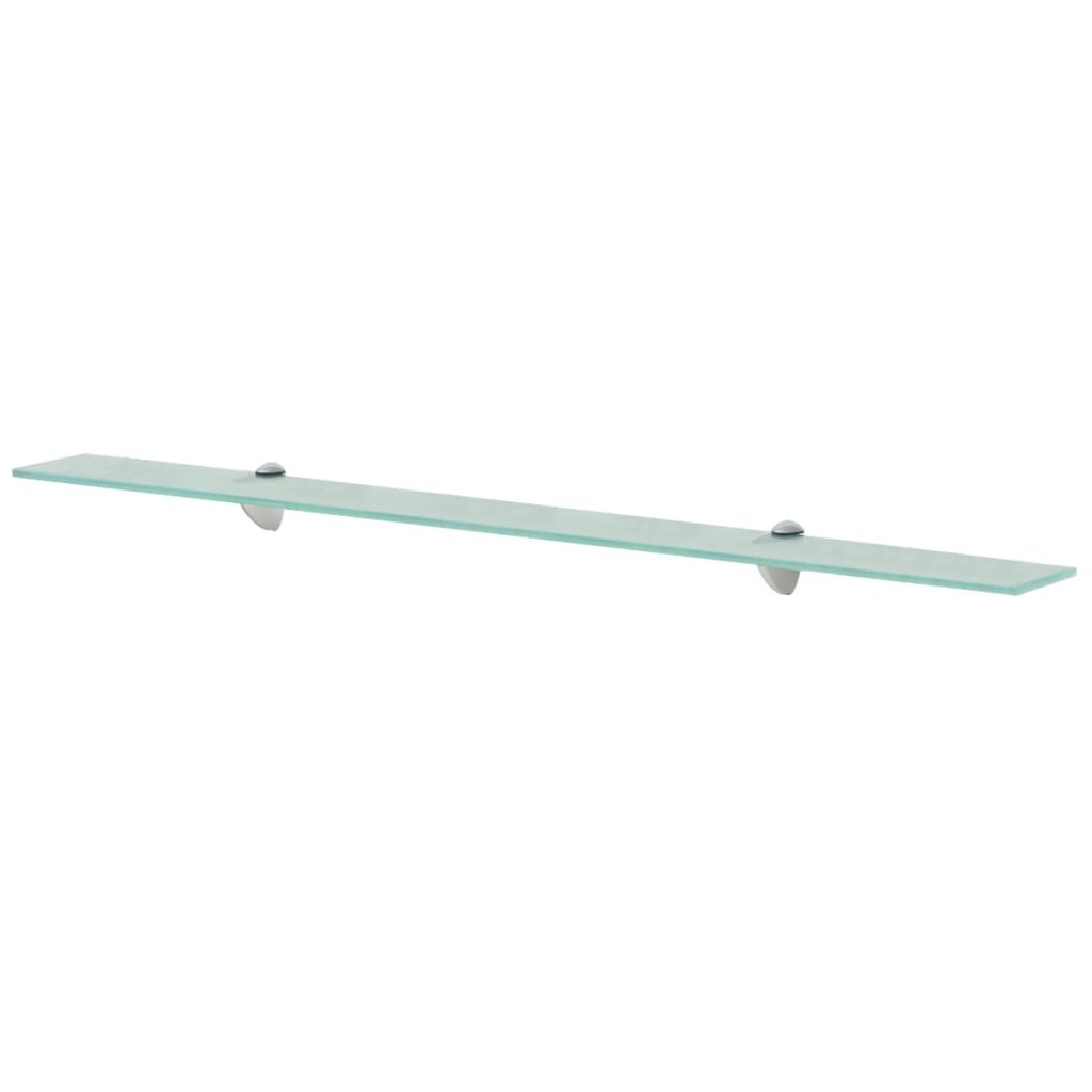 foto del prodotto elegante mensola da parete trasparente in vetro 100 x 10 cm 8 mm trasparente 2702126 2