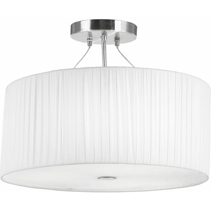 foto del prodotto elegante plafoniera lampada a sospensione plissettata illuminazione soggiorno globo 15105 3