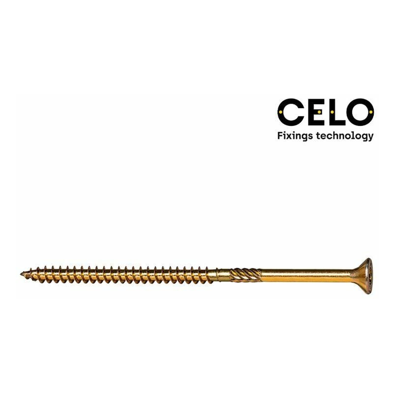 foto del prodotto elektro 3 scatola 100 pz. vite legno avell. pz r parc din ref vloxp 6x80 bichrom. lubr. cello
