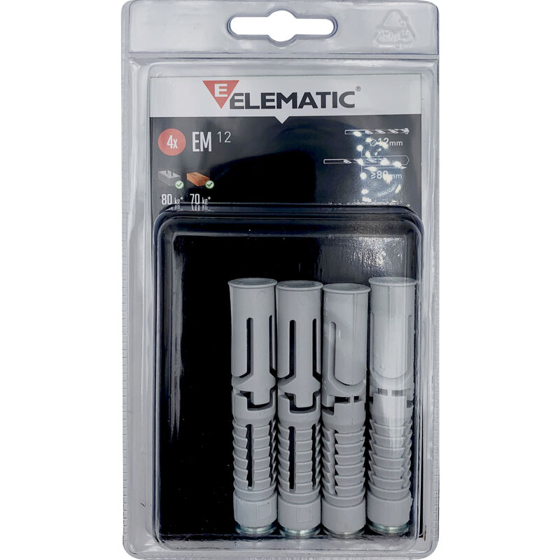 foto del prodotto elematic blister tasselli em14 pz.4 
