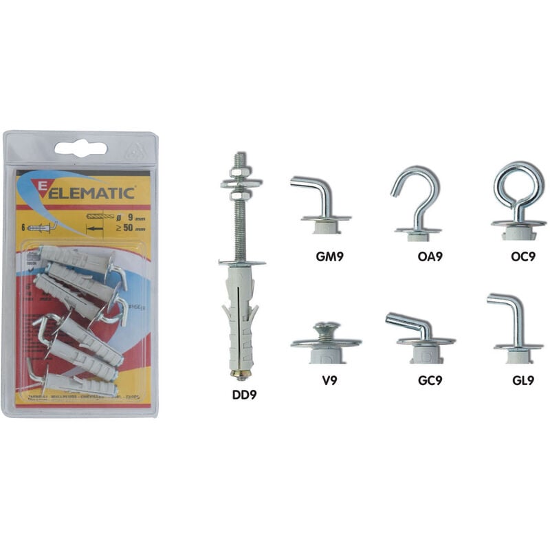 immagine 0 del prodotto elematic blister tasselli enp gm 9 pz.6 