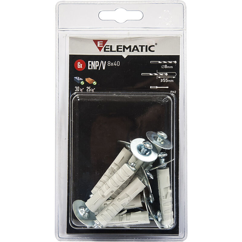 foto del prodotto elematic blister tasselli enp v12 pz.4 