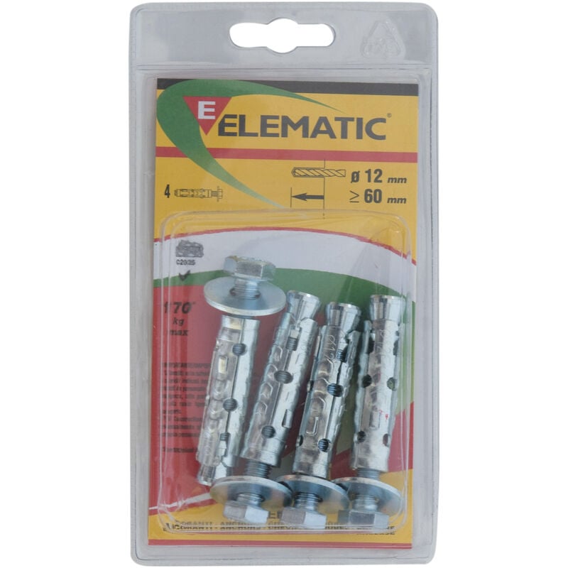 foto del prodotto elematic blister tasselli le oc8 pz.2 
