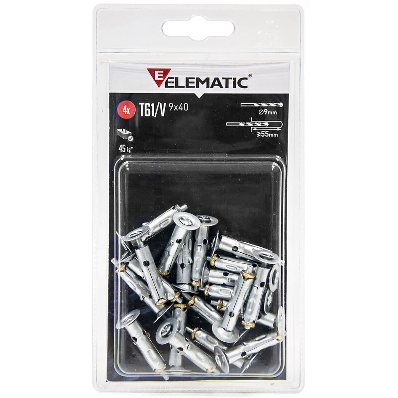 foto del prodotto elematic blister tasselli t61 oa9 pz.4 