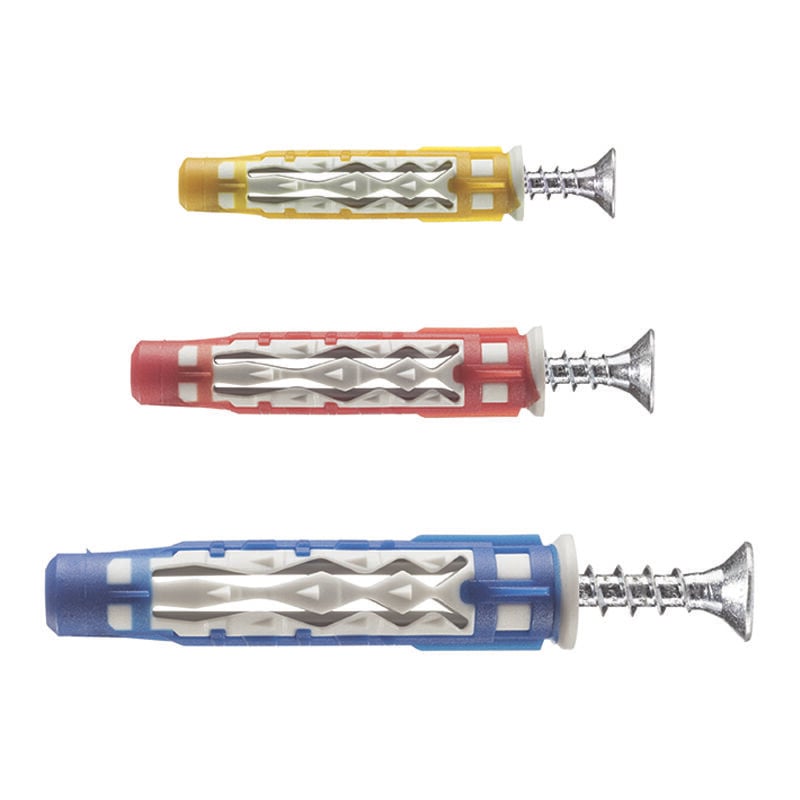foto del prodotto elematic tassello in nylon bi material con vite tsp bluefix va mm.5x30, in conf. pz.100