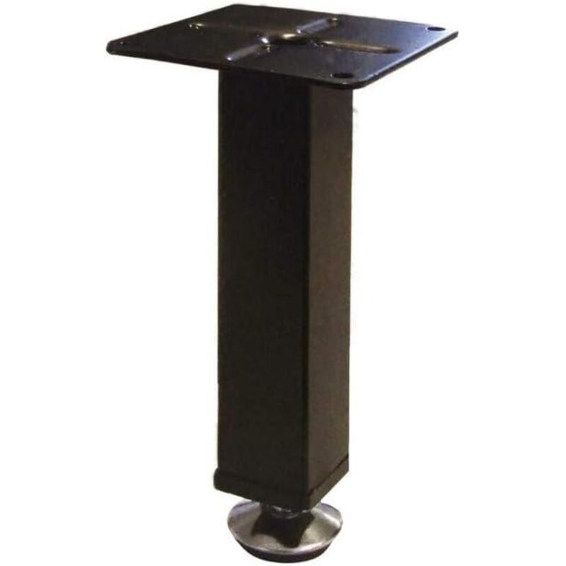 foto del prodotto element system 1 piede quadro nero 25x25h10cm