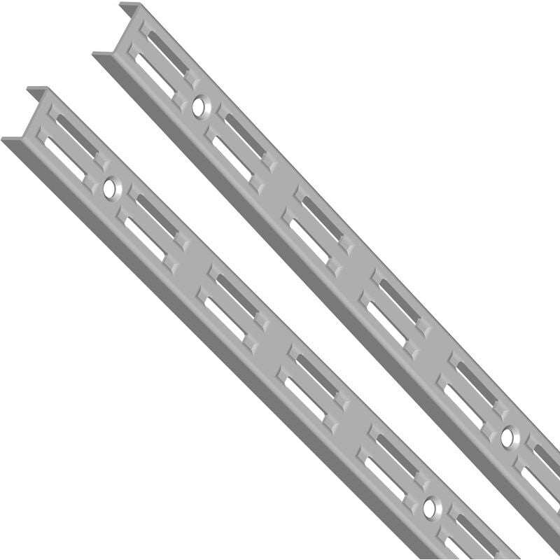 foto del prodotto element system 10001 00014 guide da parete, bianco, alluminio, 100 cm