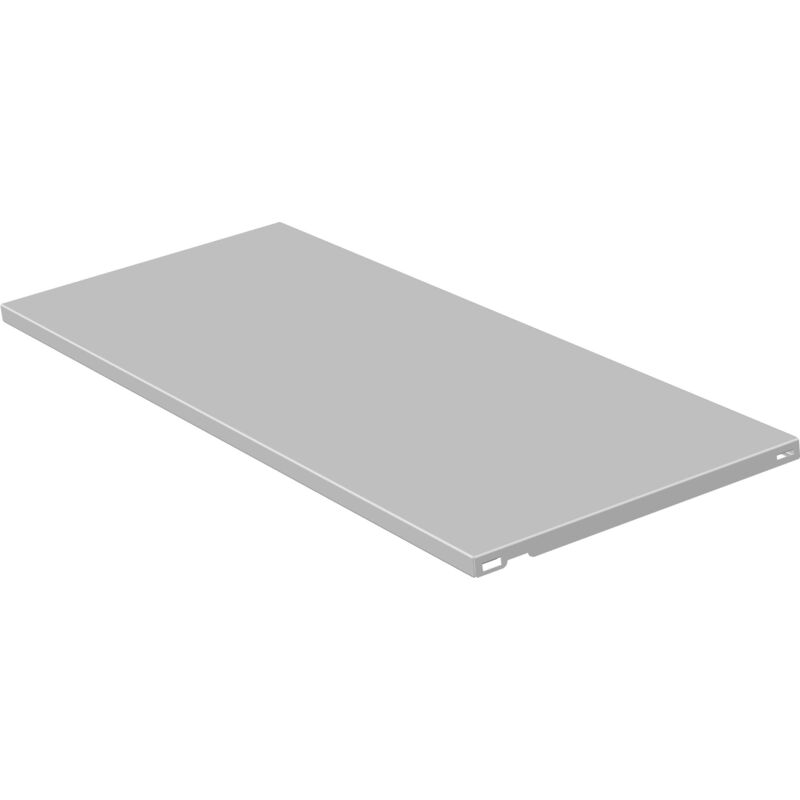 foto del prodotto element system, 10700 00027, acciaio piano scaffalature, 2 pezzi, 80 x 35 cm per barra a parete e carrier pro shelf, bianco
