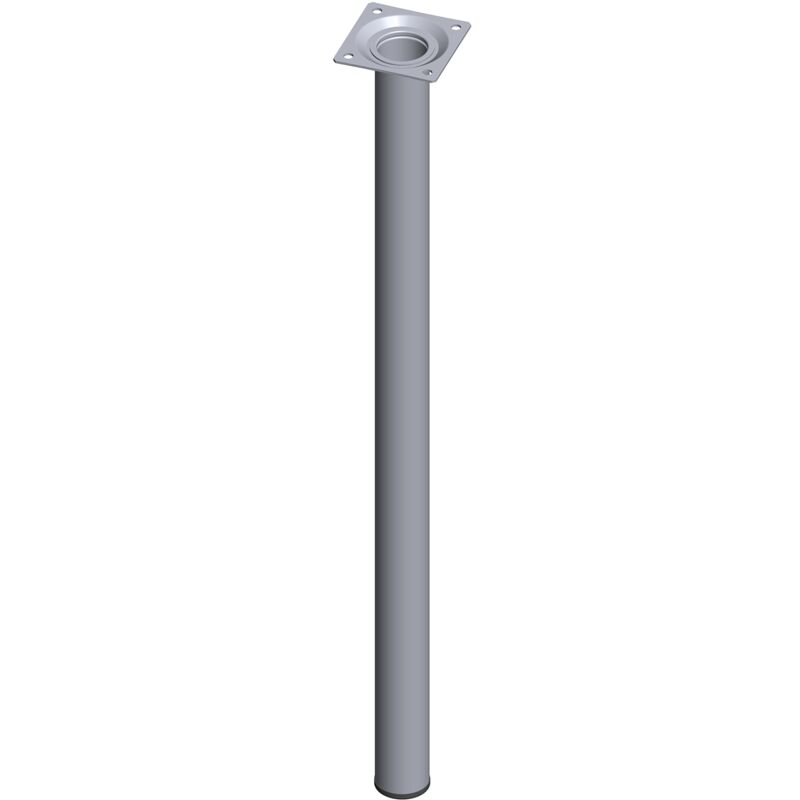 foto del prodotto element system 18133 00349 gambe in acciaio a base rotonda, cromo, 60 cm, set di 4 pezzi