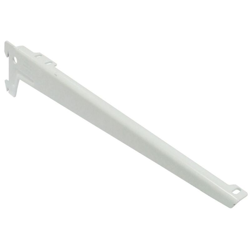 foto del prodotto element system coppia reggimensole a due ganci angolate bianche 180mm