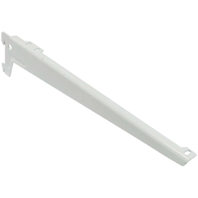 foto del prodotto element system reggimensola a due ganci angolate bianco 28 cm pezzi 2 masidef