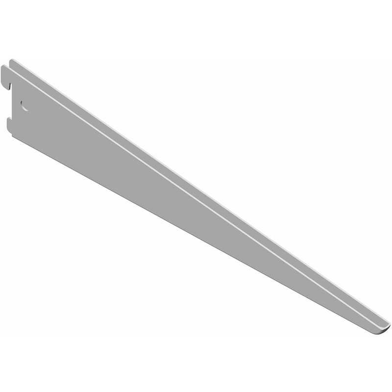 foto del prodotto element system supporto per mensola u beam 2 file, 2 pezzi, 5 dimensioni, 3 colori, binario a muro, bianco,