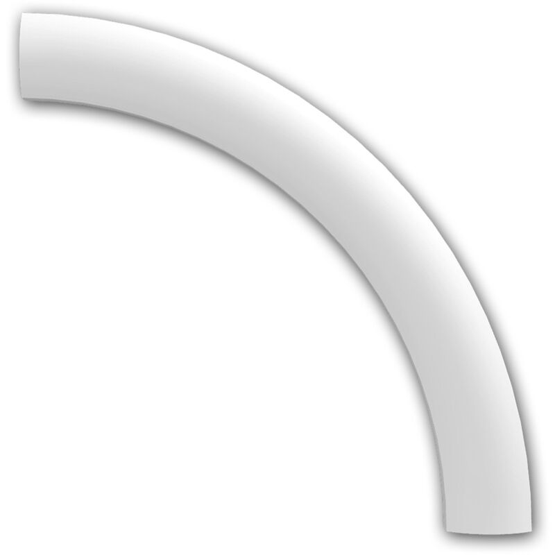 foto del prodotto elemento angolare profhome 152815 elemento decorativo design moderno bianco