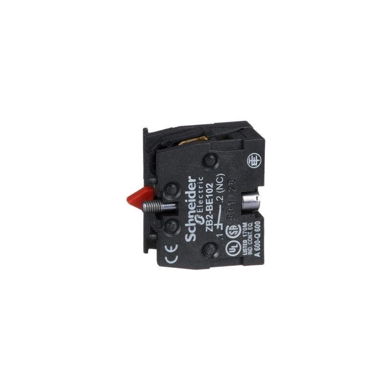 foto del prodotto elemento di contatto 1 nc per montaggio frontale su pulsantiera snrzb2be102