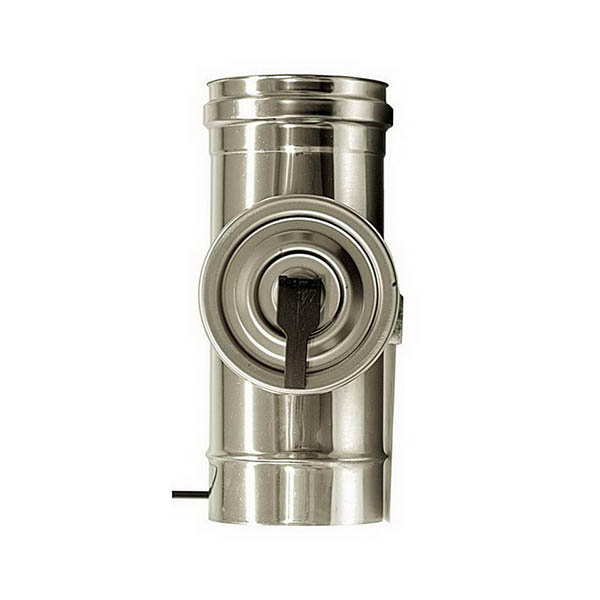 foto del prodotto elemento ispezione canna fumaria dn 160 tubo acciaio inox 316