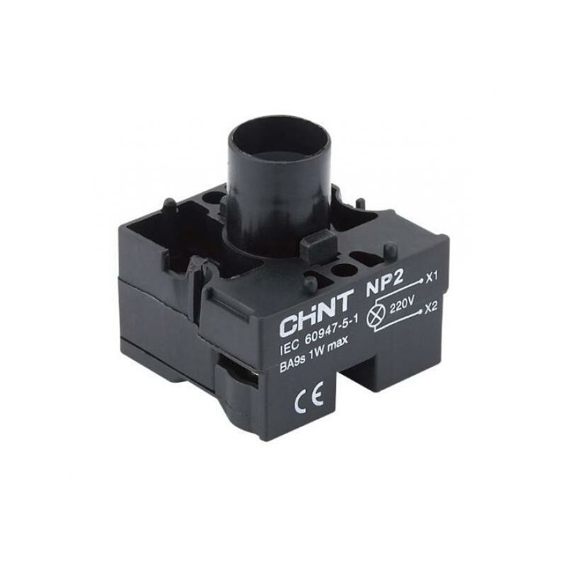 foto del prodotto elemento portalampada chint np2-ba9s 574212 -ba9s