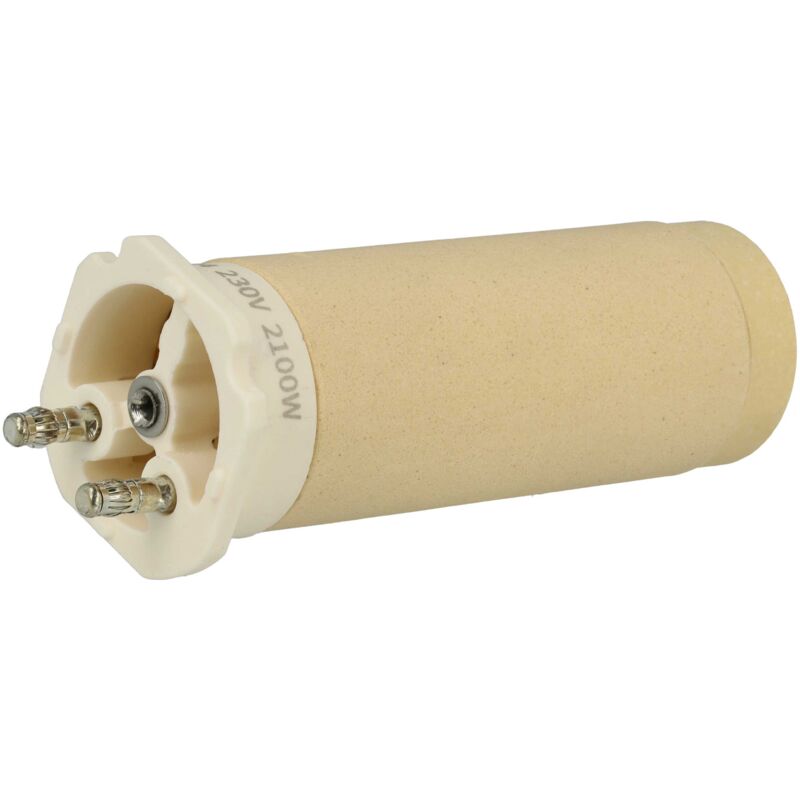 foto del prodotto elemento riscaldante compatibile con leister unifloor e, twinny t pistola di saldatura a aria calda 2100 w, nucleo in ceramica, 3,2 x 9,2 cm vhbw