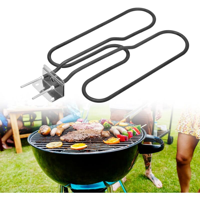 foto del prodotto elemento riscaldante per barbecue elettrico q140 e q1400 66631, pezzo di ricambio per barbecue, acciaio inossidabile, elementi riscaldanti, accessori