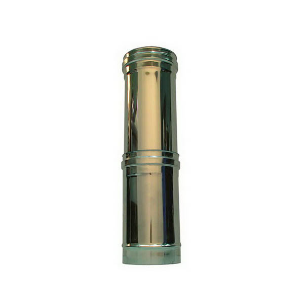 foto del prodotto elemento telescopico canna fumaria dn 200 tubo acciaio inox 316