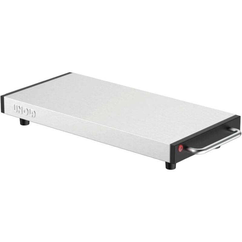 foto del prodotto elena 58845 piastra riscaldante acciaio inox spazzolato unold