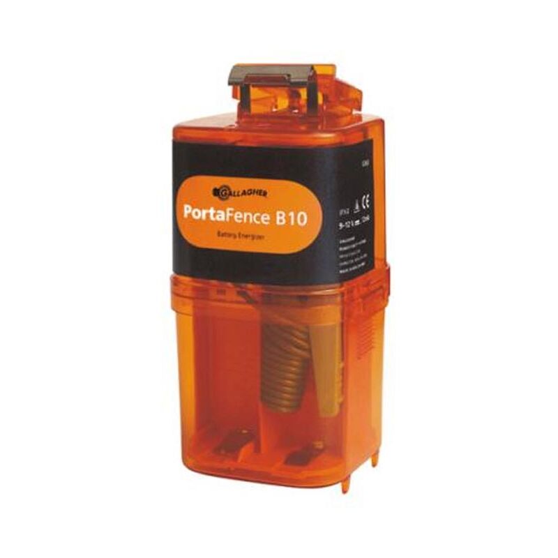 foto del prodotto elettrificatore gallagher b10 a batteria 12v per recinzioni fino 10km per cavalli, bestiame, pecore, capre e maiali