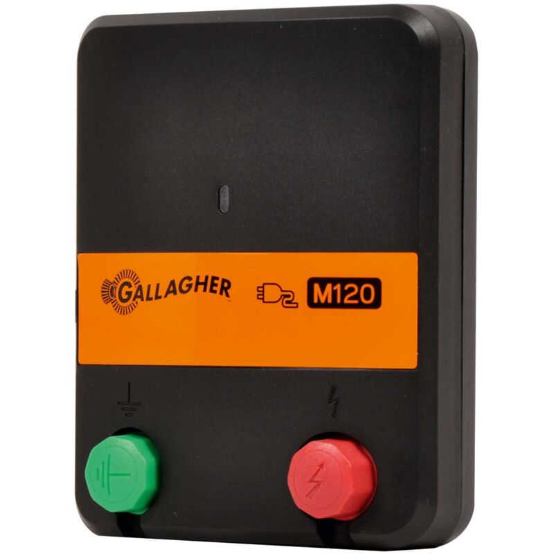 foto del prodotto elettrificatore gallagher m120 a corrente 230v per recinti fino 8km per cavalli, bestiame, cani e gatti