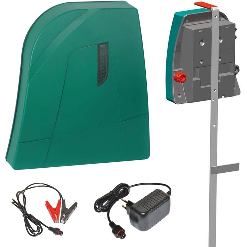 foto del prodotto elettrificatore kerbl x1000 e x3500, 220v ad energia elettrica per rete elettrificata e recinzione da pascolo x1000