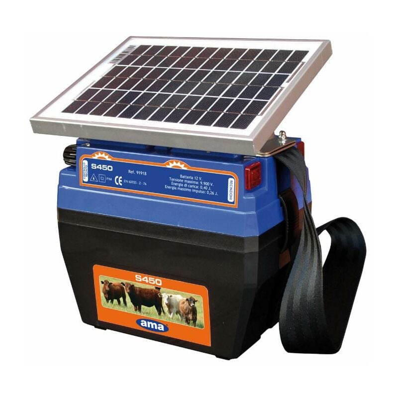 foto del prodotto elettrificatore s450 a pannello solare 5w