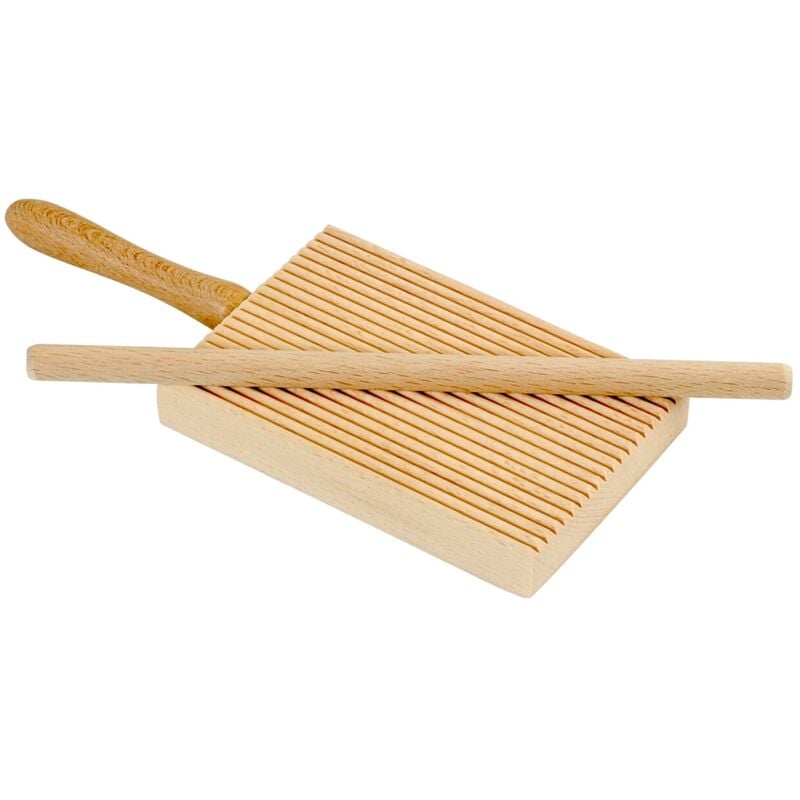 foto del prodotto elettro center art.298 rigagnocchi con asta per garganelli, legno, beige