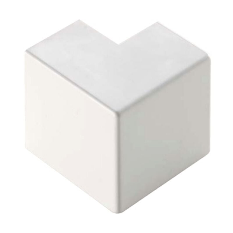 foto del prodotto elettrocanali angolo esterno per minicanale 40x25 bianco cod. ecae4025b 