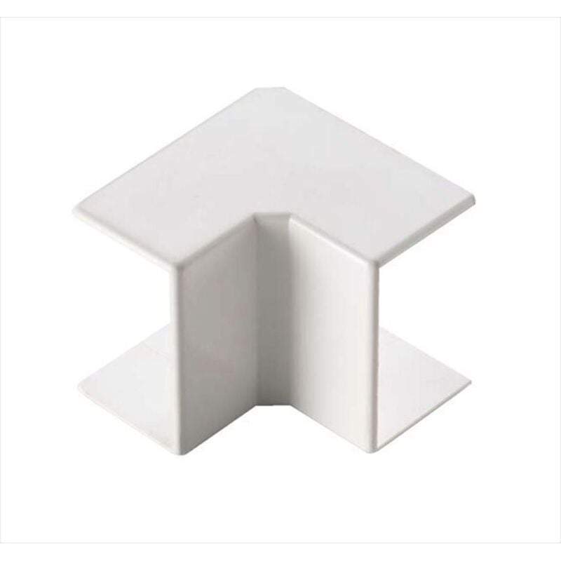 foto del prodotto elettrocanali angolo interno per canale dim. 40x40 bianco cod. ecai4040b 