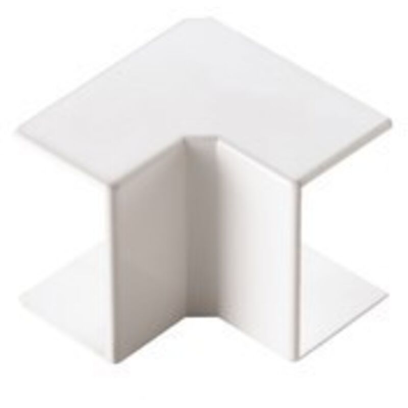 foto del prodotto elettrocanali angolo interno per canale dim. 60x60 bianco cod. ecai6060b 
