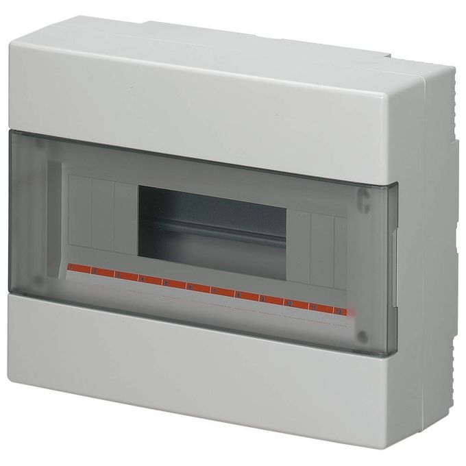 foto del prodotto elettrocanali centralina da parete ip40 porta trasparente 12 moduli