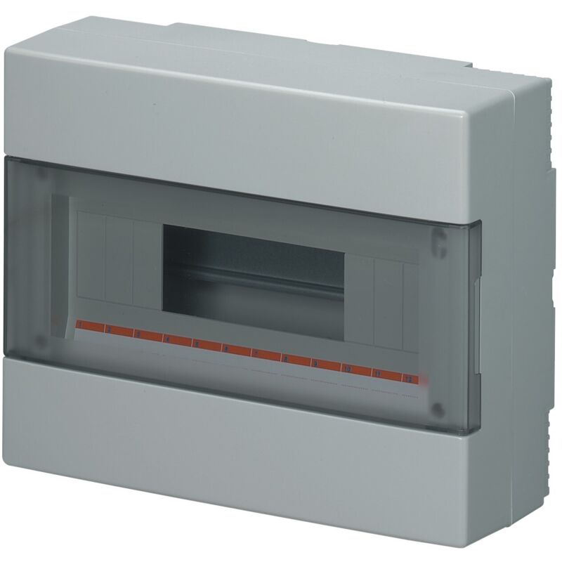 foto del prodotto elettrocanali centralina parete ip40 portella trasp.12 moduli cod. ec60012 