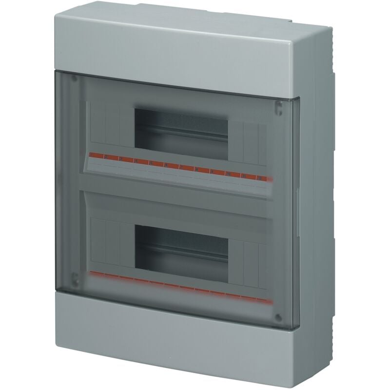 foto del prodotto elettrocanali centralina parete ip40 portella trasp.24 moduli cod. ec60024 