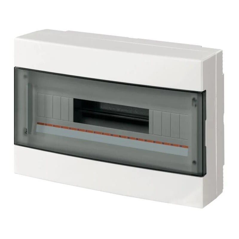 foto del prodotto elettrocanali centralino a parete ip40 portella trasparente 18m ip40 ec60018b