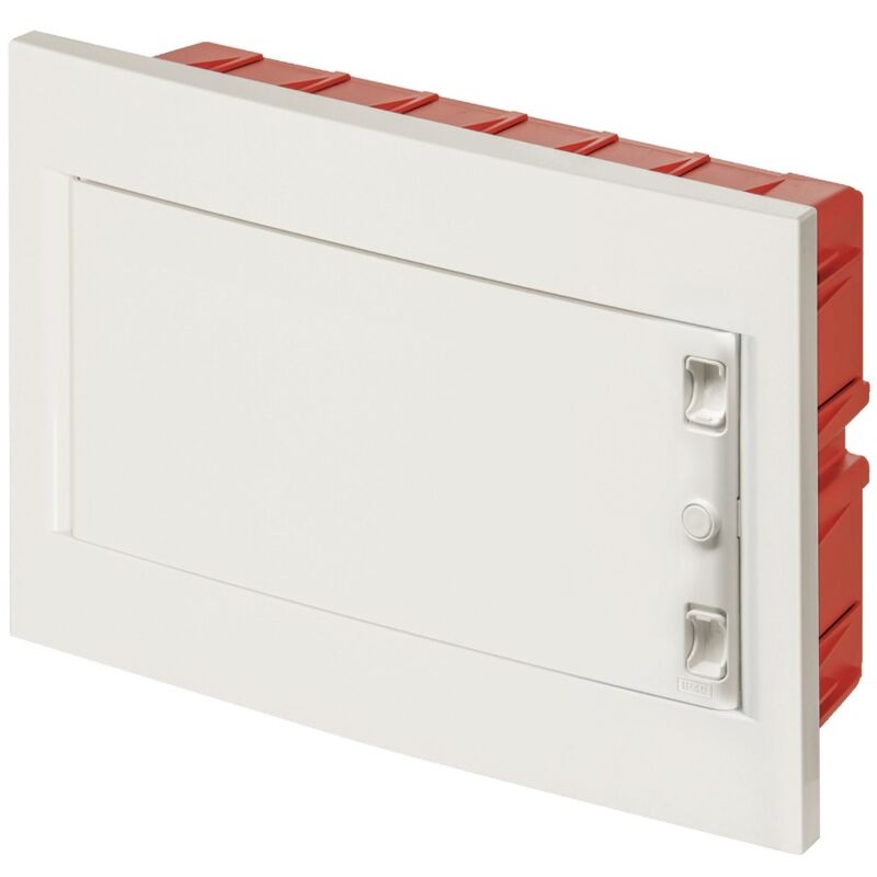 foto del prodotto elettrocanali centralino ad incasso, 18 moduli, bianco, ip40, con sportello cieco ec63018c