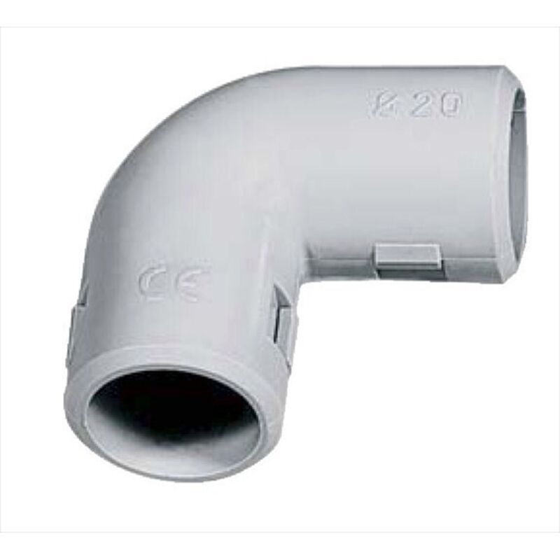 foto del prodotto elettrocanali curva a 90 ispezionabile reversibile d. 16 cod. ecci16 